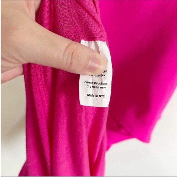 Anthropologie Hutch dress pink sheath layered textured sleeveless - Picture 6 of 8